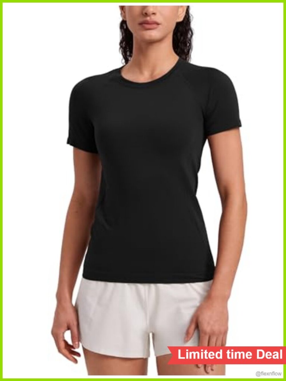 Seamless Athletic T-Shirt for Running Training Women